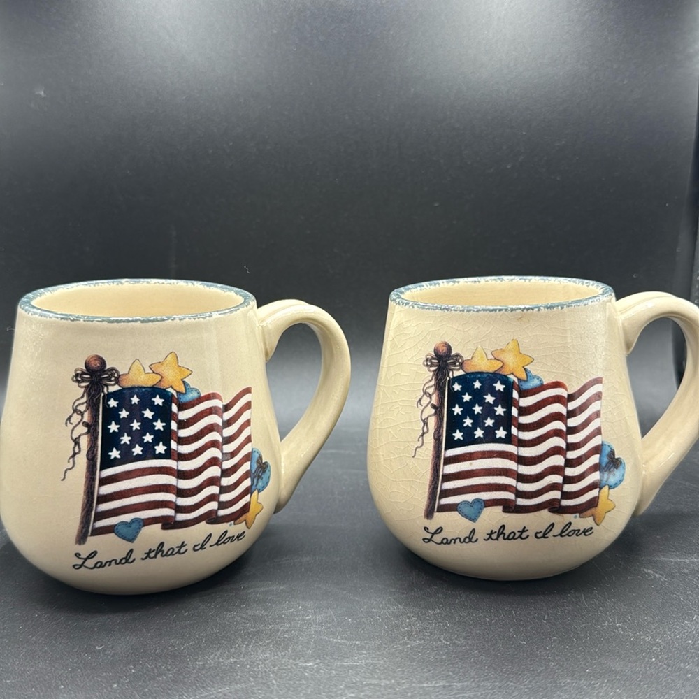 Home and Garden Party Primitive mug set